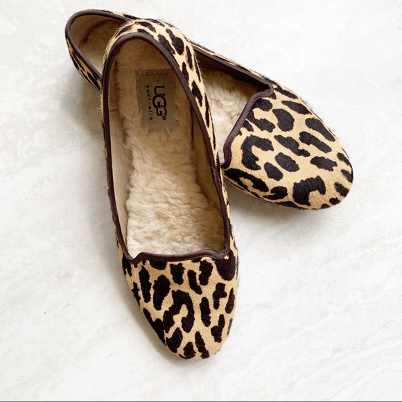 UGG AUSTRALIA Leopard Print Alloway Slipper Flats - Picture 8 of 8